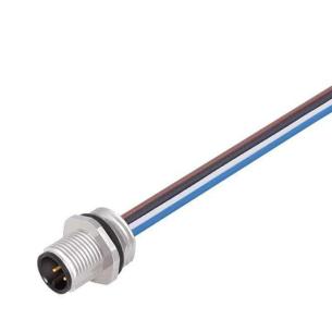 9 pg gland cable m 2 0 4 poles of number m12 cable with built-in plug round