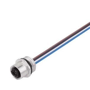 9 pg gland cable m 2 0 4 poles of number m12 cable with built-in plug round