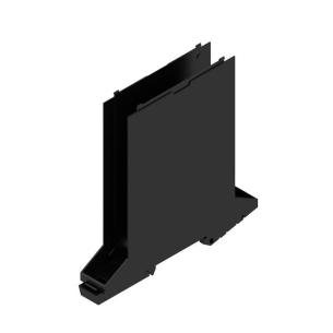 black plastic state installed in ip20 5 17 width housing modular element base
