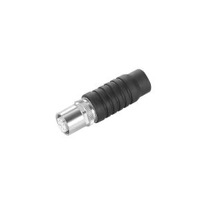 yes connection shield ip67 4 poles of number connection crimp d-coded m12 customisable field plug round