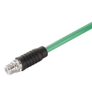 yes connection shield ip67 4 poles of number connection crimp d-coded m12 customisable field plug round