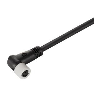 no shielded no led angled socket m 5 1 3 poles of number m8 cable sensor-actuator