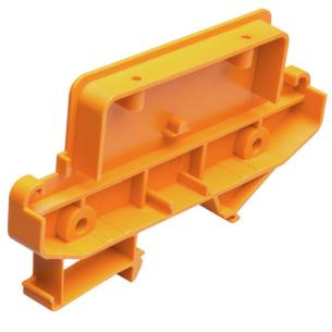 orange 6 66 pa state installed in ip20 75 13 width housing profile plate end