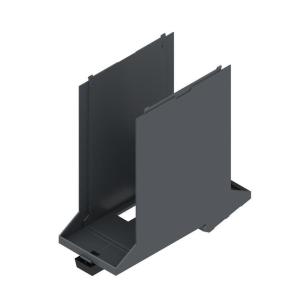 grey graphite plastic state installed in ip20 45 width housing modular element base