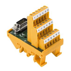 connection screw mm 08 5 ll3r plug 15-pole connectors plug-in sub-d high-density connector terminal with module interface