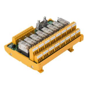 1 dc v 24 10-pin din41651 iec60603-13 with acc in connector plug-in connection tension-clamp 08mm 5 lm2nzf rcl relais with module interface