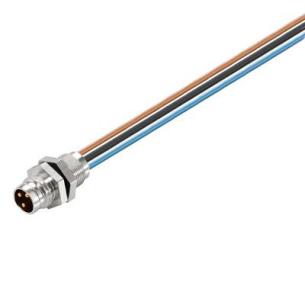 mm2 14 0 8 m gland cable m 2 0 8 poles of number thread m8 pin cable with built-in plug round