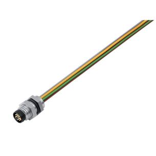 mm2 14 0 8 m gland cable m 2 0 8 poles of number thread m8 pin cable with built-in plug round