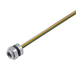 mm2 14 0 8 m gland cable m 2 0 8 poles of number thread m8 connector socket cable with built-in plug round
