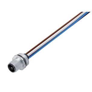 m 2 0 4 poles of number m12 cable with built-in plug round