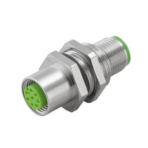 v 30 m12 a-coded coding 8 poles of number adaptor sensor-actuator