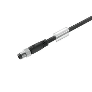 no shielded no led straight pin m 10 8 poles of number m8 cable sensor-actuator