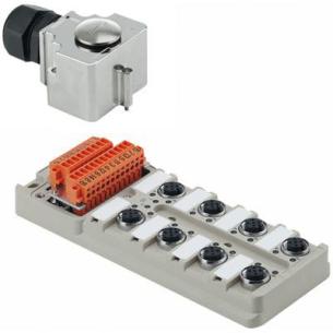 pnp type wiring yes initiator led yes led a-coded v 30 m12 outlet m25 with version hood cable without distributor passive sensor-actuator