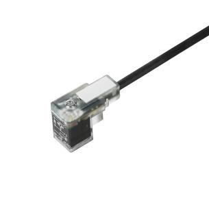 black pur m 5 1 length cable mm 4 9 c design industrial plug valve - connector without end one assembled cable valve