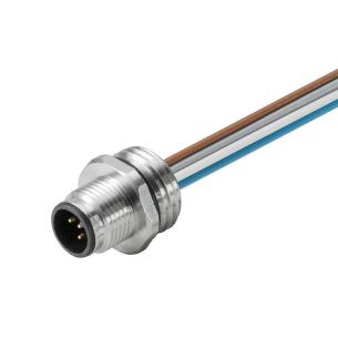 pvc mm2 34 0 m 5 0 5 poles of number m12 cable with built-in plug round