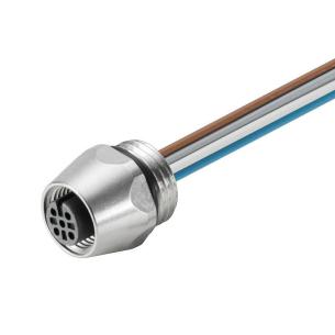 pvc mm2 25 0 9 pg gland cable m 5 0 8 poles of number m12 cable with built-in plug round