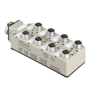 y led a-coded v 30 m12 19-pole outlet m23 with rear at connector female with joint bayonet cable without distributor passive sensor-actuator
