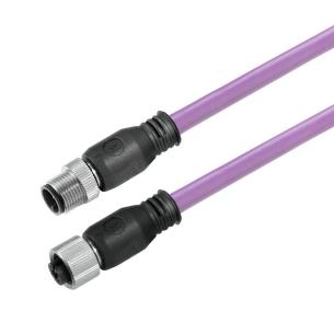 straight socket - straight pin m 3 length cable 2 poles of number line connecting assembled cable data copper