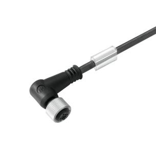 no shielded no led angled socket m 30 8 poles of number m12 cable sensor-actuator