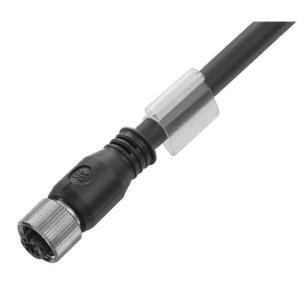 yes shielded no led straight socket female m 2 8 poles of number m12 cable sensor-actuator