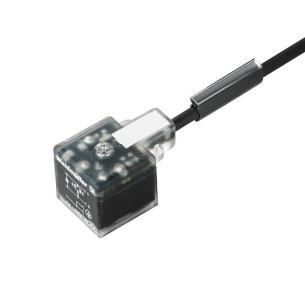 9005 ral to similar black pur m 5 1 length cable mm 18 a design plug valve - connector without end one assembled cable valve