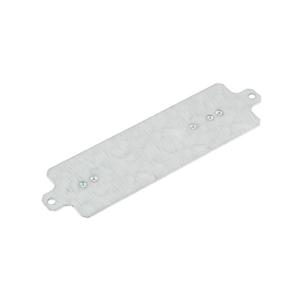 silver galvanized galvanized steel sheet mm 3 x 44 x 156 plate mounting enclosure empty aluminium k klippon housing plate mounting