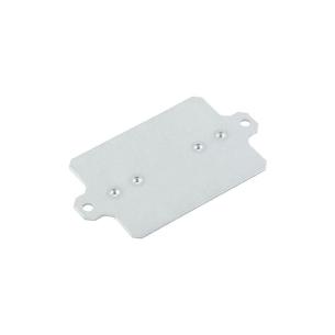 silver galvanized galvanized steel sheet mm 3 x 52 x 91 plate mounting enclosure empty aluminium k klippon housing plate mounting