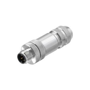 yes connection shield ip67 4 poles of number connection tension-clamp d-coded m12 customisable field plug round
