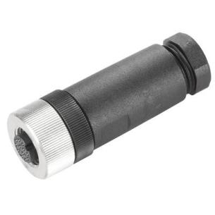no connection shield ip67 12 poles of number connection solder a-coded m12 customisable field plug round