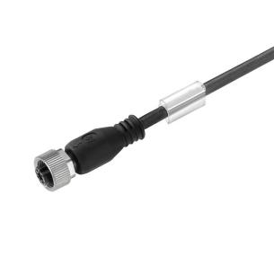 no shielded no led straight socket female m 20 4 poles of number m12 cable sensor-actuator