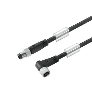 no shielded no led 90 socket - straight pin m 5 4 poles of number m8 m8 cable sensor-actuator