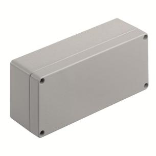alsi12 aluminium no plate flange textured powder-coated mm 57 depth mm 80 height mm 175 width housing metal