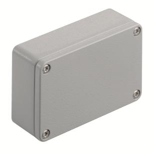 alsi12 aluminium no plate flange textured powder-coated mm 34 depth mm 64 height mm 98 width housing metal