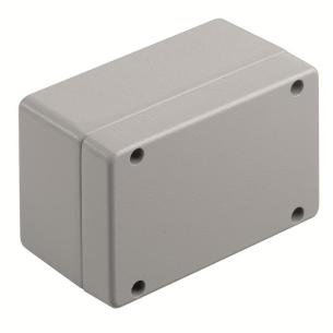 alsi12 aluminium no plate flange textured powder-coated mm 72 depth mm 82 height mm 130 width housing metal
