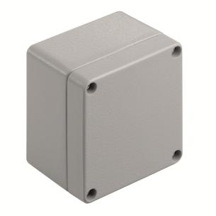 alsi12 aluminium no plate flange textured powder-coated mm 57 depth mm 80 height mm 75 width housing metal