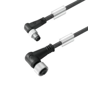no shielded no led 90 socket - straight pin m 5 3 poles of number m12 m8 cable sensor-actuator