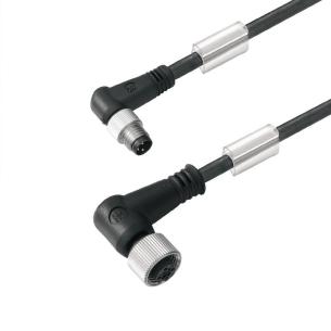 no shielded no led 90 socket - straight pin m 5 1 3 poles of number m12 m8 cable sensor-actuator