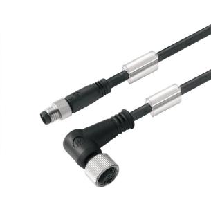 no shielded no led 90 socket - straight pin m 5 1 4 poles of number m12 m8 cable sensor-actuator