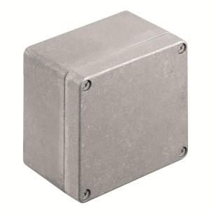 alsi12 aluminium no plate flange untreated mm 81 depth mm 120 height mm 122 width housing metal