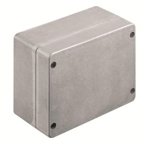 alsi12 aluminium no plate flange untreated mm 100 depth mm 160 height mm 200 width housing metal