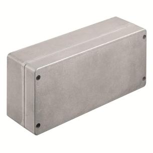 alsi12 aluminium no plate flange untreated mm 100 depth mm 160 height mm 350 width housing metal