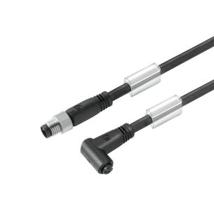 no shielded no led 90 socket - straight pin m 10 4 poles of number m8 m8 cable sensor-actuator