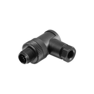 no connection shield ip67 4 poles of number connection screw a-coded m12 customisable field plug round