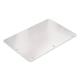 silver electropolished 4404 1 steel stainless bottom top plates gland mm 3 x 290 x 167 straight box terminal tb klippon plate flange