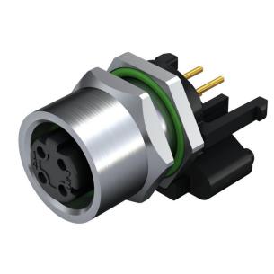 12 m mounting panel rear 8 poles of number m12 system connection pcb installation connector plug circular