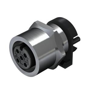 12 m mounting front 4 poles of number m12 system connection pcb installation connector plug circular