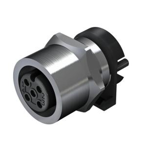 12 m mounting front 4 poles of number m12 system connection pcb installation connector plug circular