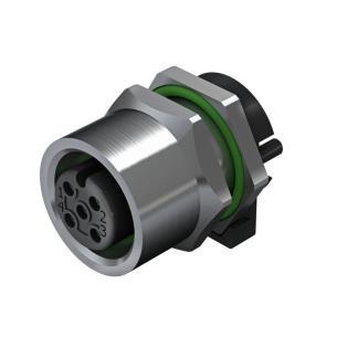 12 m mounting panel rear 4 poles of number m12 system connection pcb installation connector plug circular