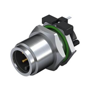 12 m mounting panel rear 4 poles of number m12 system connection pcb installation connector plug circular