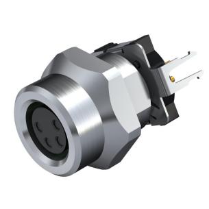 m10 mounting front 4 poles of number m8 system connection pcb installation connector plug circular